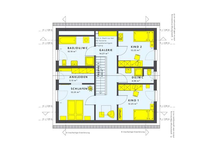 Grundriss Dachgeschoss