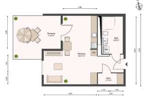 107 neue Mietwohnungen inkl. Einbauküche / H6-00-04 | 1-Zi. I | EG | Terrasse mit Westausrichtung – Max-Planck-Straße 14a, 14473 Südliche Innenstadt, Potsdam – Vorschaubild 59