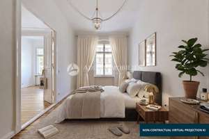BEZUGSFREI: 3-Zi.-Altbauwohnung, Balkon, Stuck, Dielen für den individuellem Gestaltungsspielraum! – 10713 Wilmersdorf, Berlin – Vorschaubild 8