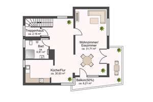 Dreifamilienhaus mit großzügiger Maisonette in Stuttgart-Kaltental – 70569 Kaltental, Stuttgart – Vorschaubild 12