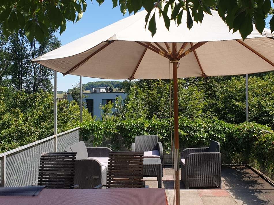 Terrasse mit Blick Österberg