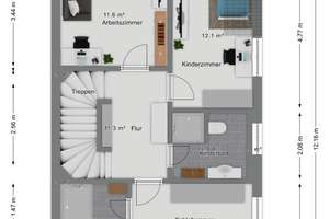 Repräsentatives Familiendomizil mit 7 Zi., EBK, 2 Bäder, Kamin, Garten und Terrasse – Die vollständige Adresse der Immobilie erhältst du vom Anbieter., 40489 Wittlaer, Düsseldorf – Vorschaubild 23