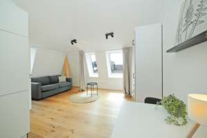 Modern möbliertes 1-Zimmer-Apartment mit großzügigem Raumgefühl