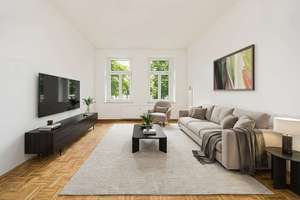 Bezugsfertige 2-Zimmer-Altbauwohnung mit Balkon & edlem Parkett – Die vollständige Adresse der Immobilie erhältst du vom Anbieter., 4275 Südvorstadt, Leipzig – Vorschaubild 1