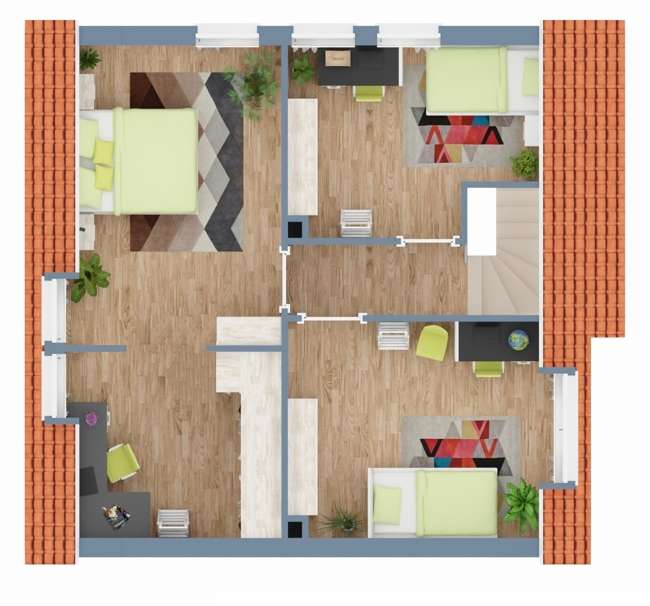 Grundriss Dachgeschoss