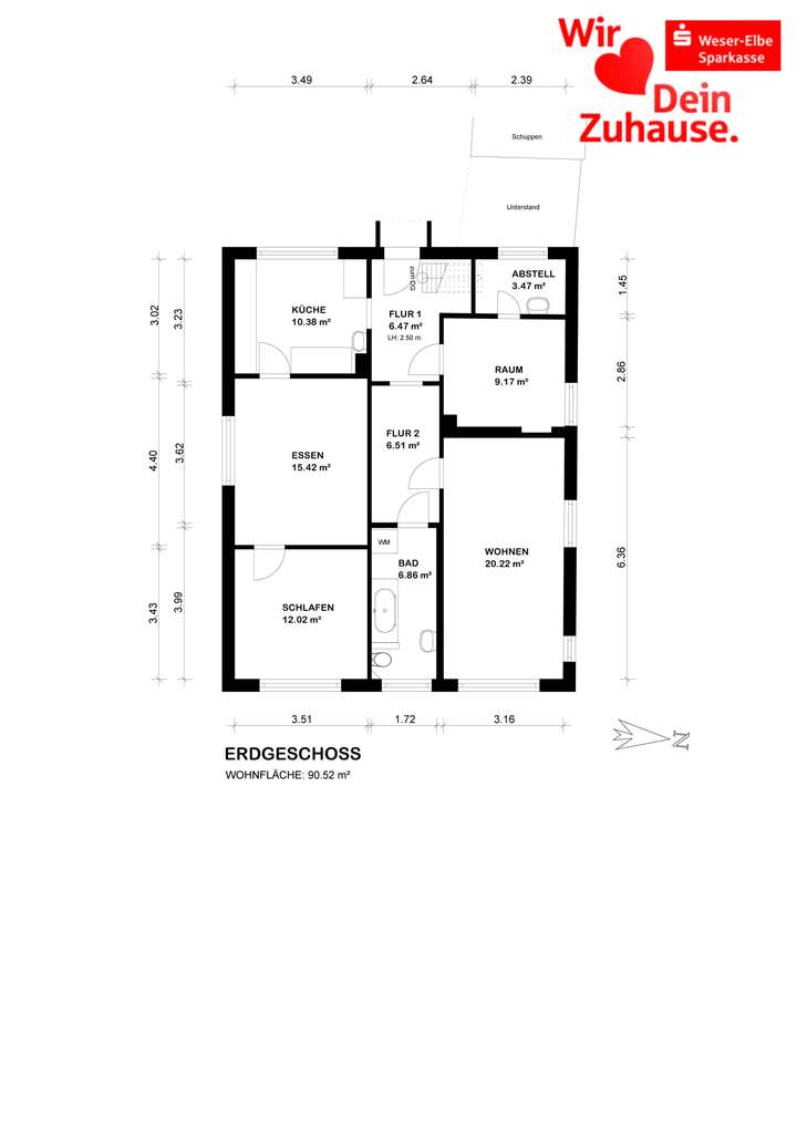 Grundriss Erdgeschoss