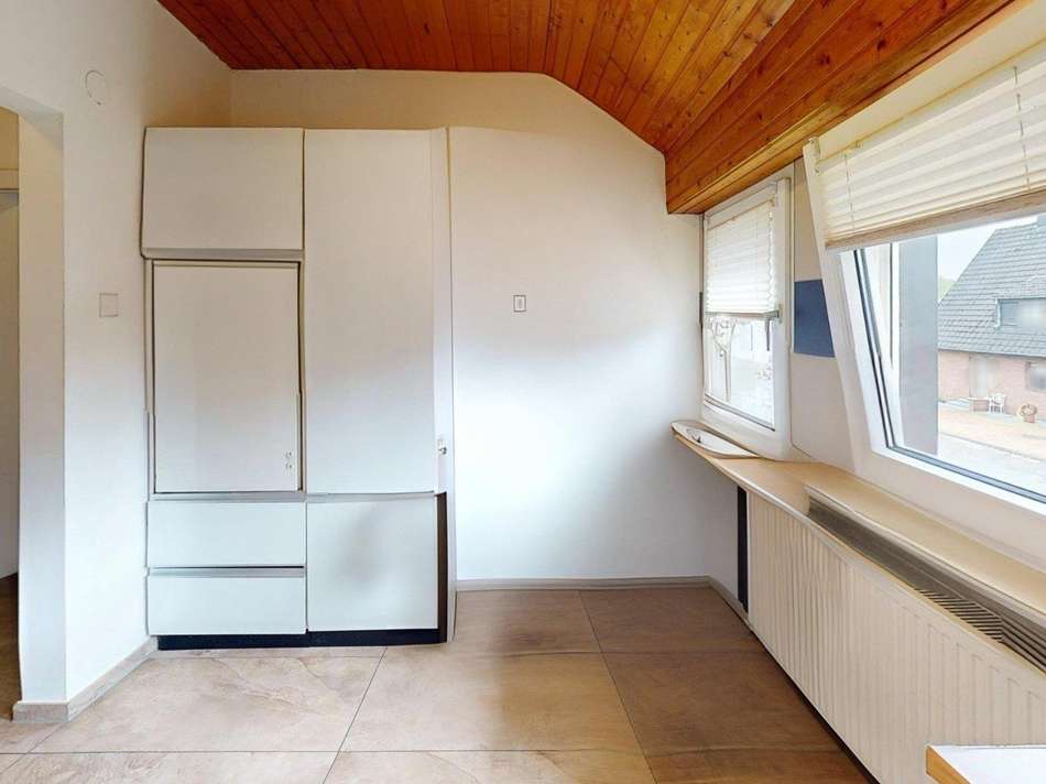 Küche im Dachgeschoss