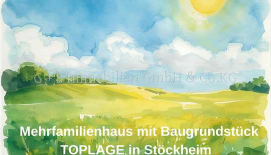 Bild von TOPLAGE in Stöckheim: Baugrundstück mit gepflegten Mehrfamilienhaus