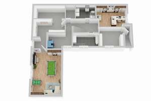 Zeitgemäße Technik im Split-Level Bungalow: Schöner Garten und ruhige Lage in Nienberge! Erbpacht – 48161 Nienberge, Münster – Vorschaubild 19