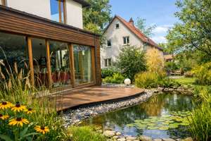 Private Gartenidylle in München-Neuaubing! Modernes Architektenhaus in ruhiger Hinterhauslage