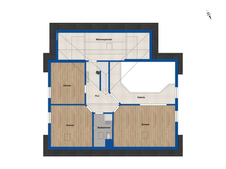 Grundriss Obergeschoss