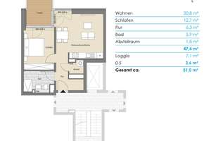 2-Zimmer-Neubauwohnung an der Kieler Hörn – Die vollständige Adresse der Immobilie erhältst du vom Anbieter., 24143 Gaarden-Ost, Kiel – Vorschaubild 9
