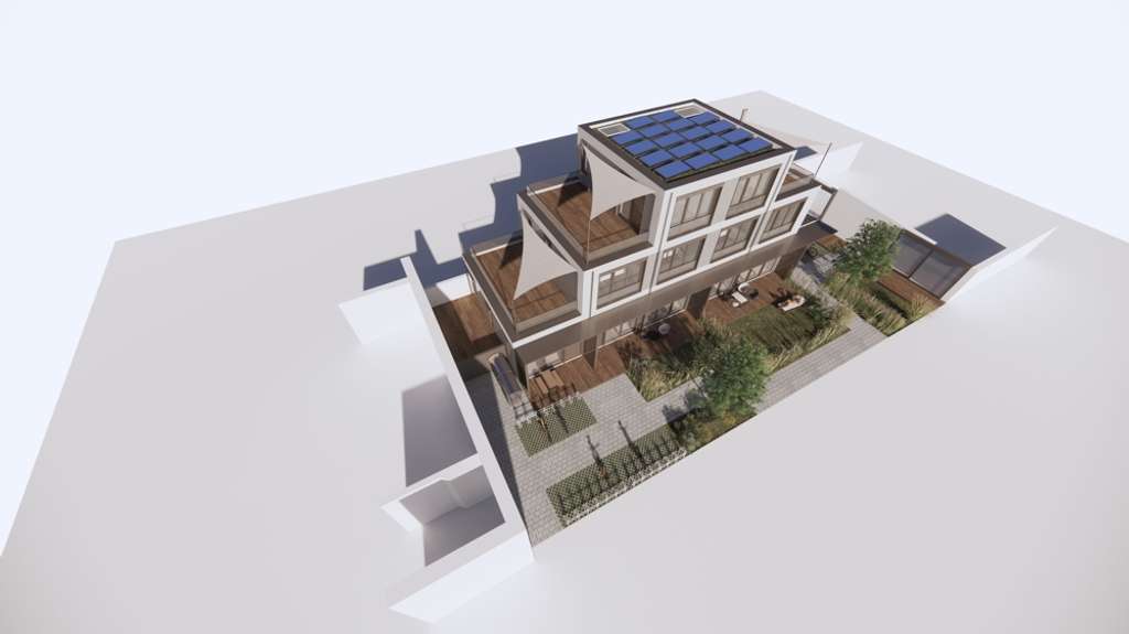NEUBAU IN INNENSTADTNÄHE:  Reihenmittelhaus mit großer Dachterrasse!