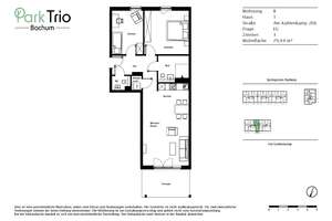 Euer neues Zuhause: Schöne 3-Zimmer-Wohnung im Erdgeschoss mit Garten – Die vollständige Adresse der Immobilie erhältst du vom Anbieter., 44795 Weitmar-Mark, Bochum – Vorschaubild 21