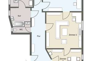 Vermietete 4-Zimmer-Wohnung in Gohlis Süd – Die vollständige Adresse der Immobilie erhältst du vom Anbieter., 4155 Gohlis-Süd, Leipzig – Vorschaubild 8