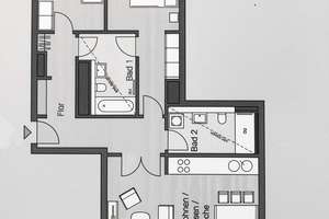 Exklusive 3-Zimmer-Wohnung mit 2 Balkonen und Tiefgaragenstellplatz in Berlin-Mitte – Chausseestraße 37, 10115 Mitte (Ortsteil), Berlin – Vorschaubild 13