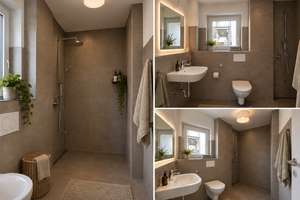 Erstbezug mit Terrasse & Balkon | 3 Zimmer, Aufzug & Garage in Friolzheim – 71292 Friolzheim – Vorschaubild 9