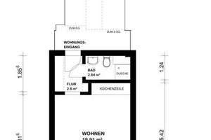 1-Zimmer-Wohnung in zentraler Lage Vegesack inkl. PKW Stellplatz – Lindenstraße 30, 28755 Fähr-Lobbendorf, Bremen – Vorschaubild 10