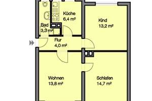 kleine, gemütliche Dreizimmerwohnung im Hochparterre – Leibnizstr. 10, 90443 Steinbühl, Nürnberg – Vorschaubild 9