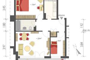 Erstbezug nach Modernisierung - Tolle 2,5-Zimmer-Wohnung in unserer Familienanlage in Farmsen – Pulverhofsweg 79A, 22159 Farmsen-Berne, Hamburg – Vorschaubild 11