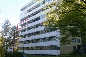 Schönes, ruhiges 1-Zimmer-Apartment in Hochzoll Süd im Grünen 
