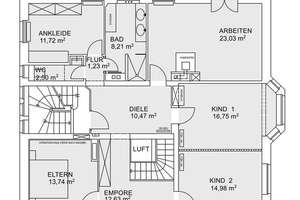 große Jugendstilvilla mit Einliegerwohnung – Die vollständige Adresse der Immobilie erhältst du vom Anbieter., 60489 Rödelheim, Frankfurt am Main – Vorschaubild 16