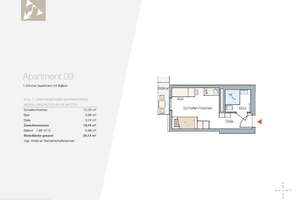 Zentrales Neubauapartment für Studierende & Azubis – Strom & Internet inbegriffen WE 9