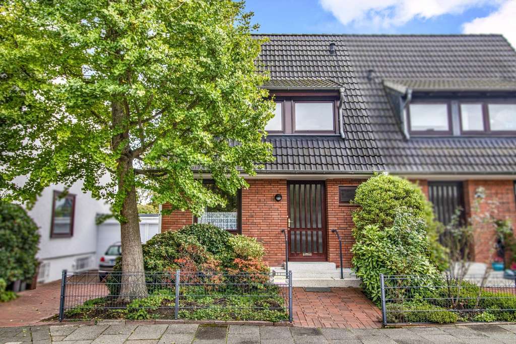 Doppelhaushälfte mit Garage und Garten in einem schönen Wohnumfeld 