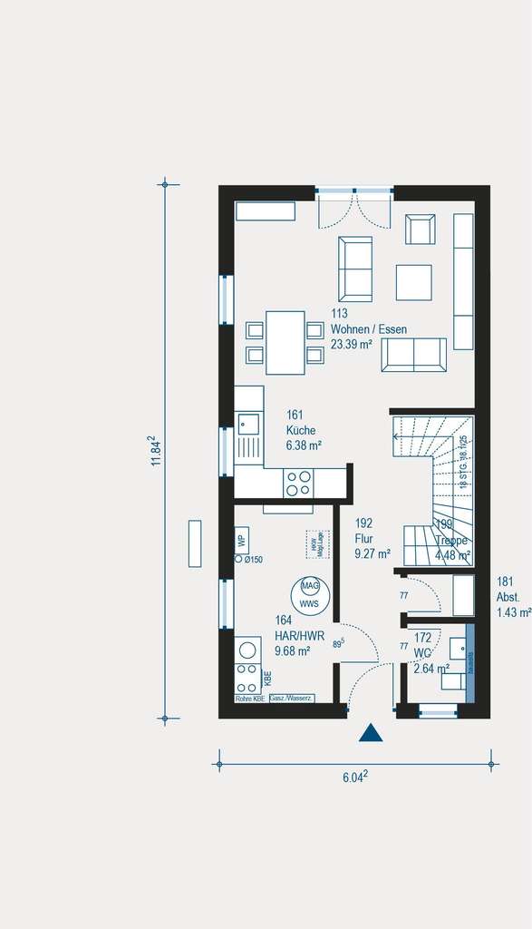Immobilie in Mitteleschenbach - Ihr Traumhaus in Doppelhaushälfte: Individuell gestaltbar nach Ihren Wünschen - Bild 2