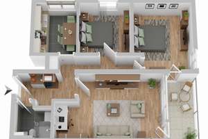 Modernisierte Eigentumswohnung mit neuem Badezimmer, Garage und Loggia in Hohenlimburg Elsey – Die vollständige Adresse der Immobilie erhältst du vom Anbieter., 58119 Hohenlimburg (Ortsteil), Hagen – Vorschaubild 12