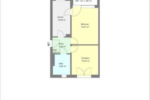 WBS erforderlich!! Gemütliche 2 Zimmerwohnung in Schüren – Schüruferstraße 123, 44269 Schüren, Dortmund – Vorschaubild 3