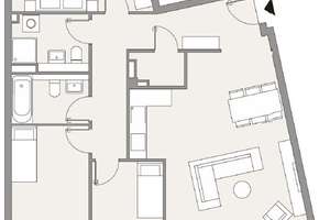 Drei Schlafzimmer, eine sonnige Loggia – 4 Zimmer im FRANKY – 60326 Gallus, Frankfurt am Main – Vorschaubild 12