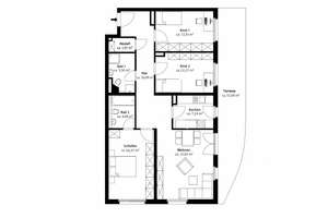 AIGNER - Attraktive 4-Zimmer-Erdgeschosswohnung mit Terrasse in ruhiger Innenhoflage von Laim – Die vollständige Adresse der Immobilie erhältst du vom Anbieter., 80687 Friedenheim, München – Vorschaubild 8