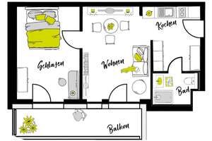 Möblierte Business XL-Apartments im "URBAN.IN Ingolstadt" - Für Young Professionals – Theodor-Heuss-Straße 26, 85055 Nordost, Ingolstadt – Vorschaubild 18