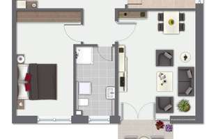 Helle 2 Zimmer Wohnung mit Terrasse – sofort frei in Hamburg Lurup! – Die vollständige Adresse der Immobilie erhältst du vom Anbieter., 22547 Lurup, Hamburg – Vorschaubild 11