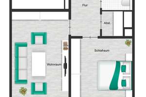 2‑Zimmer‑Wohnung mit Gestaltungsspielraum in Reutlingen‑Orschel‑Hagen – Die vollständige Adresse der Immobilie erhältst du vom Anbieter., 72760 Reutlingen-Mitte, Reutlingen – Vorschaubild 7