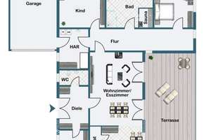 Moderner Bungalow mit Sauna und Hofleben vor der Tür – Die vollständige Adresse der Immobilie erhältst du vom Anbieter., 24145 Meimersdorf, Kiel – Vorschaubild 23