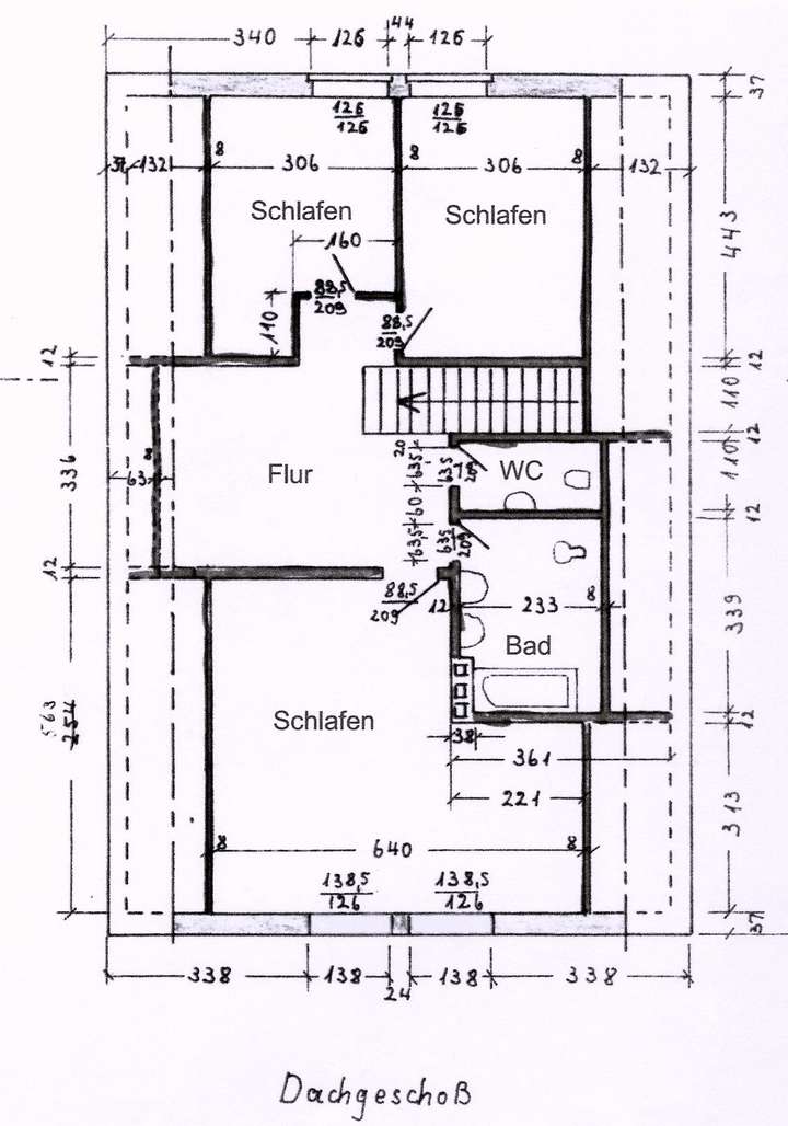 Grundriss Dachgeschoss