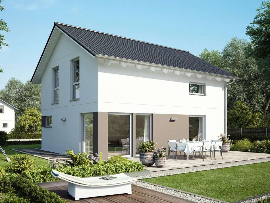 Haus-mit-Satteldach