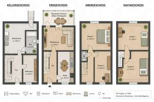 Charmantes Reihenmittelhaus mit viel Potential in grüner Lage von Köln Mehrheim – Die vollständige Adresse der Immobilie erhältst du vom Anbieter., 51103 Merheim, Köln – Vorschaubild 13