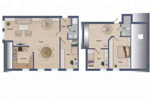 Modernisierte 4-Zi. Maisonette Whg in zentraler Lage – Die vollständige Adresse der Immobilie erhältst du vom Anbieter., 86842 Türkheim – Vorschaubild 4