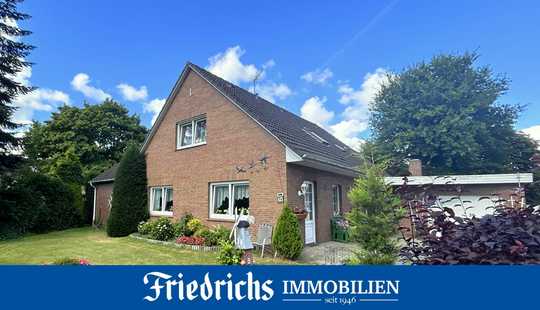 Bild von Ein-/Zweifamilienhaus mit großzü. Garten, Garage sowie abtrennbarem Bauplatz in Edewecht-Osterscheps