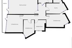 Schöne 4-Zimmer-Wohnung in Vogelstang Zentrum ! – Geraer Ring 10, 68309 Mannheim – Vorschaubild 11