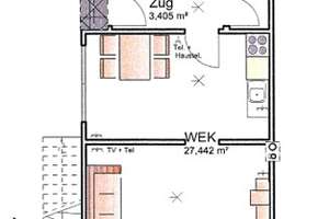 Wohnen in Ulm: 2-Zimmer-Wohnung mit Terrasse – Öschweg 24, 89079 Wiblingen, Ulm – Vorschaubild 2