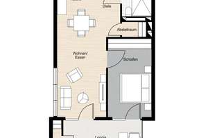 Moderne 2-Zimmer-Wohnung mit Balkon, Einbauküche und Tiefgarage – 71069 Sindelfingen – Vorschaubild 8