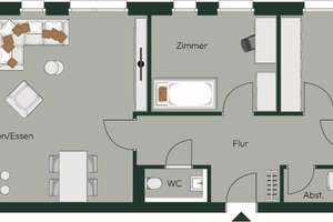 Wohnen mit Aussicht! Ansprechende 3-Zimmer-Neubau-Wohnung in der Waldstadt – Die vollständige Adresse der Immobilie erhältst du vom Anbieter., 76139 Waldstadt, Karlsruhe – Vorschaubild 13