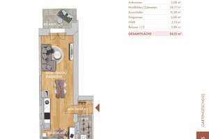 Appartement im Loftstyle * Parkett * Fußbodenheizung * EBK * Erstbezug 01/27 – Straße der Nationen 78, 9111 Zentrum, Chemnitz – Vorschaubild 14