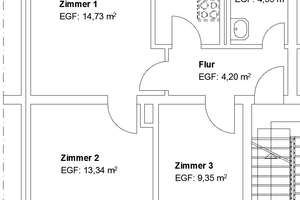 Zuhause im Forstfeld! 3 Zimmer im Erdgeschoss – Payerstraße 7, 34123 Forstfeld, Kassel – Vorschaubild 2