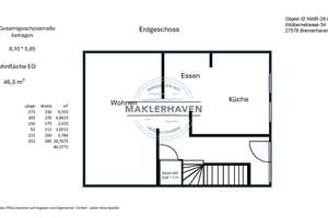 PROVISIONSFREI ! modernisiertes Stadthaus / Wohnen & Arbeiten m.v. Potenzial, auch ideal f. Familien – 27576 Klushof, Bremerhaven – Vorschaubild 17