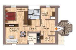 Investieren, wo Nachfrage zuhause ist - Vermietete 2-Zimmer Wohnung in der Nürnberger Altstadt – Die vollständige Adresse der Immobilie erhältst du vom Anbieter., 90419 Himpfelshof, Nürnberg – Vorschaubild 2
